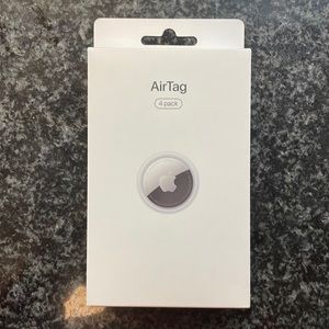 Apple AirTags (package of 4). Brand new in sealed box. Received as a gift.